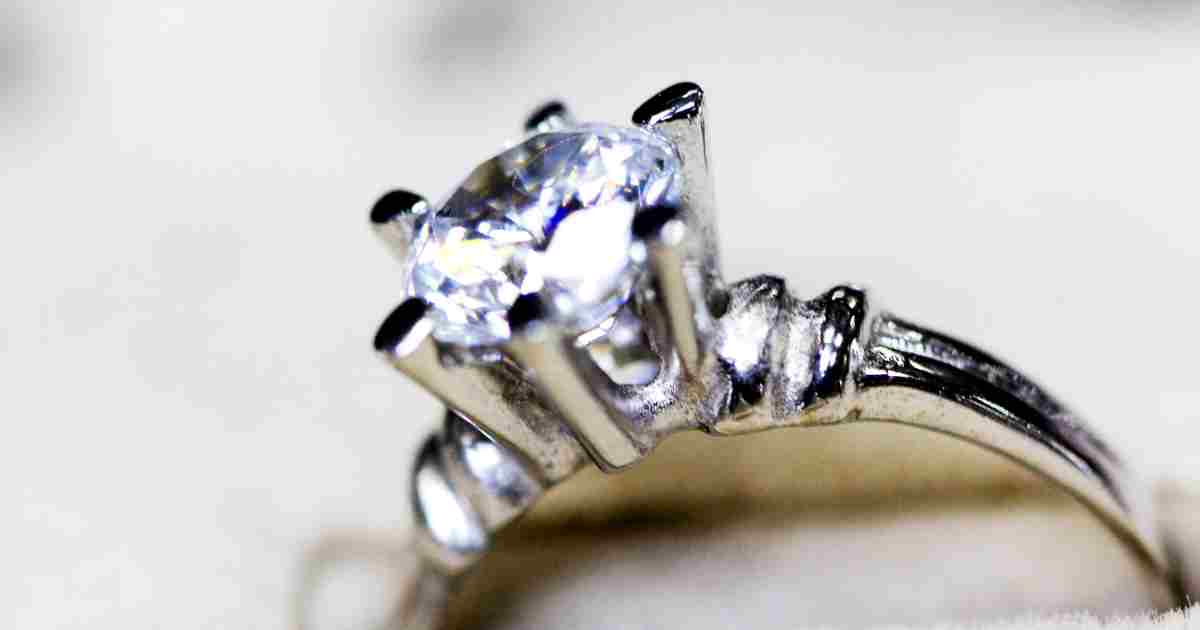 Shine bright Solitaire Zircon Ring – Silverings