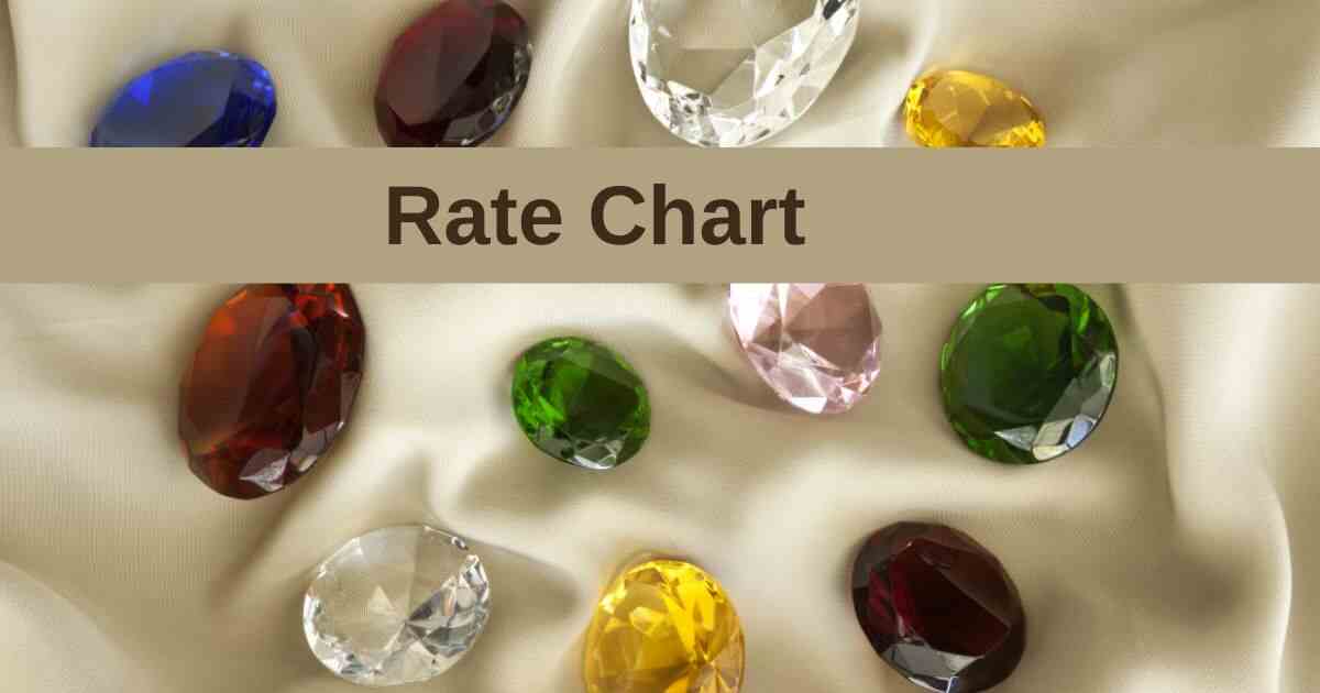 rate chart neel moni gems